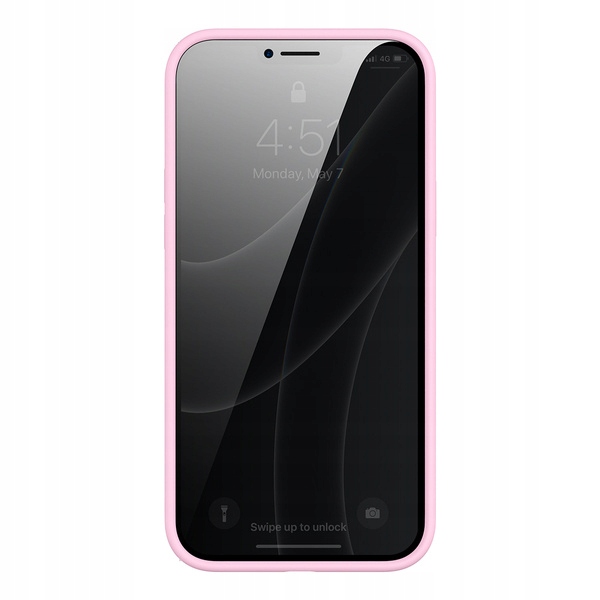 BASEUS RÓŻOWE ETUI SYLIKONOWE SLIM CASE OBUDOWA DO IPHONE 13 PRO MAX Stan opakowania oryginalne