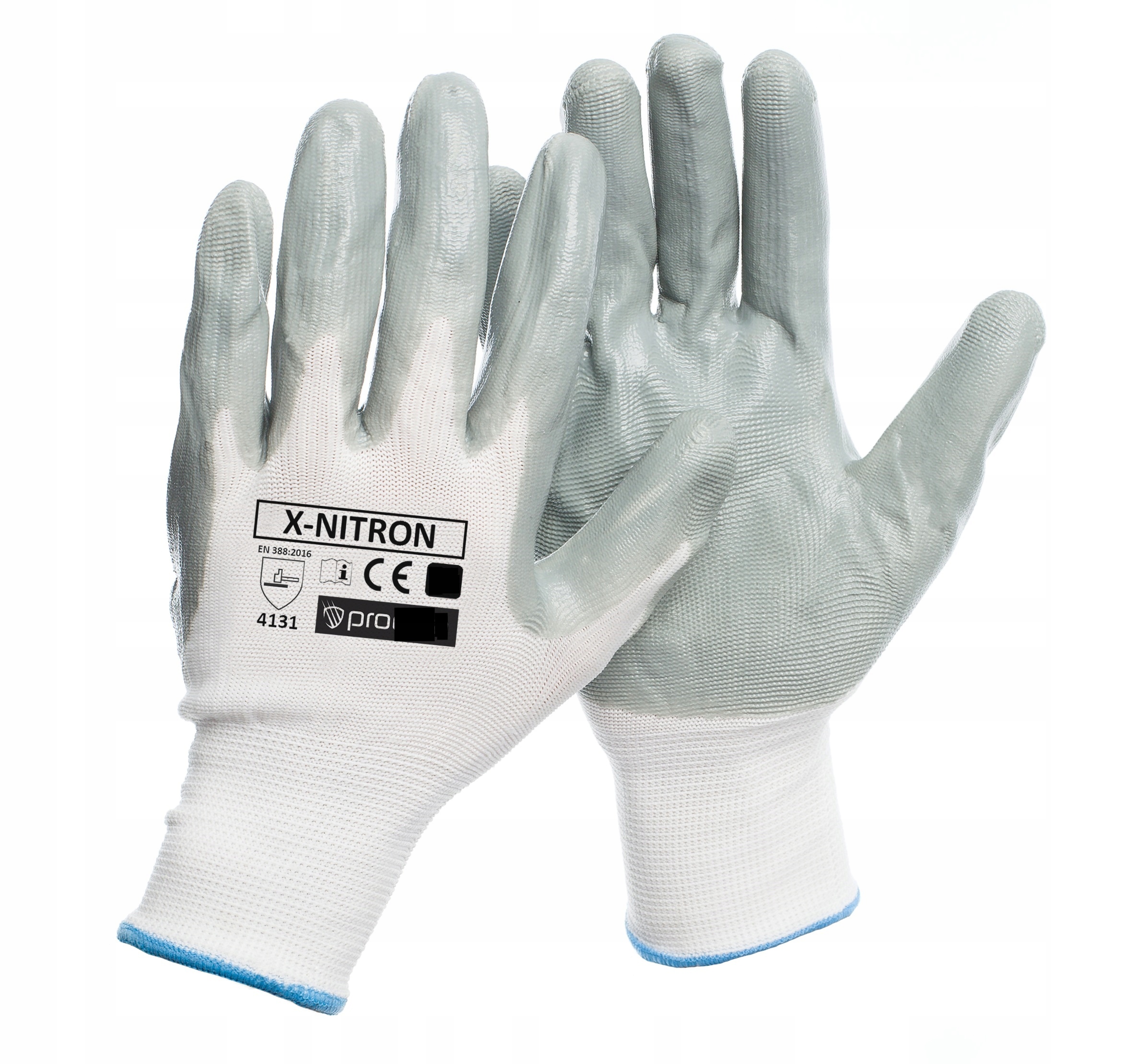 RĘKAWICE WARSZTATOWE ROBOCZE OCHRONNE Nitrylowe 9