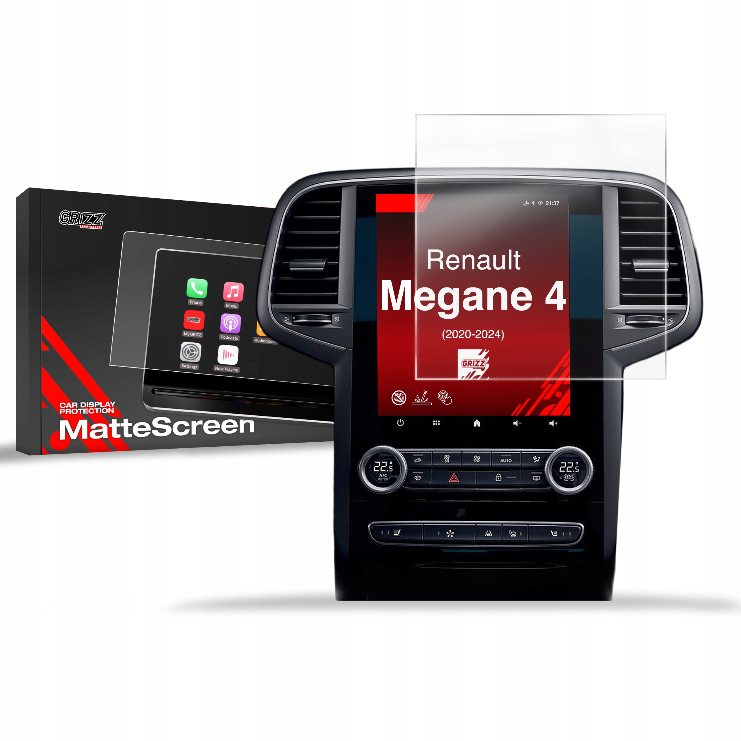 Folia Antyodciskowa do Renault Megane 4 9,3" (2020-2024)