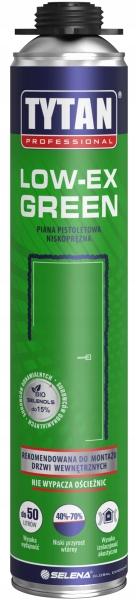 

Piana Pistoletowa Niskoprężna Low-ex Green Tytan