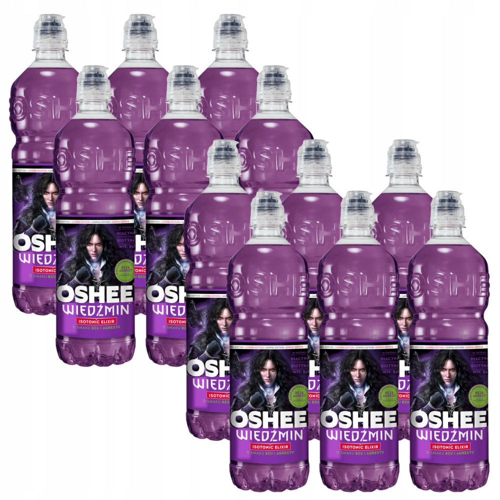 Oshee Zaklínač Isotonický neperlivý nápoj s příchutí bezu a angreštu 0,75 ml