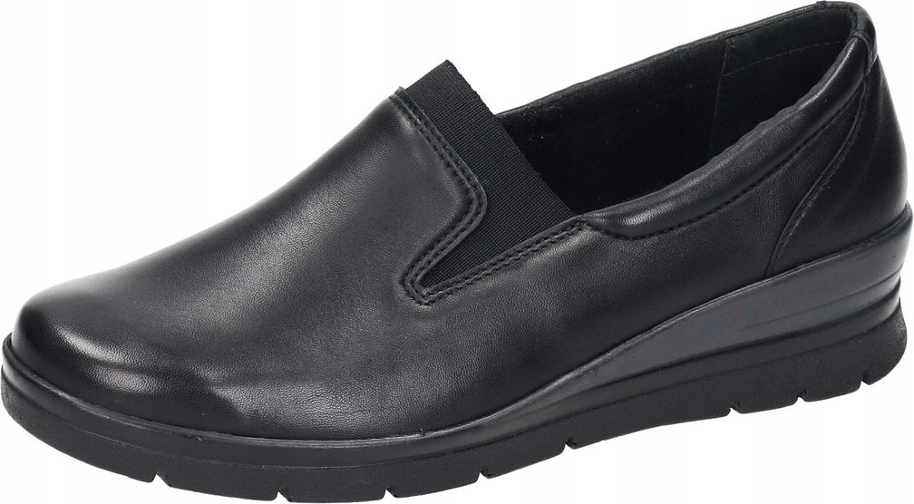 Comfortabel Polobotky Mokasíny Na Klínku Dámské 940100-01 Černá VEL.41