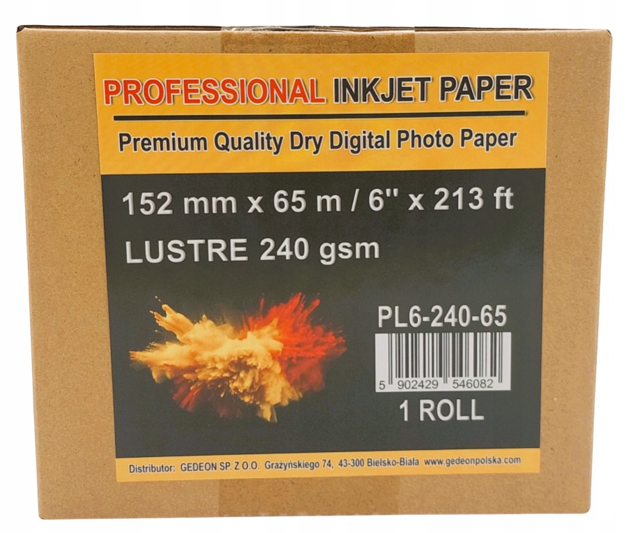 Fotografický papír Inkjet Lustre 240 g/m² 152 mm x 65 m (6" x 213 ft)