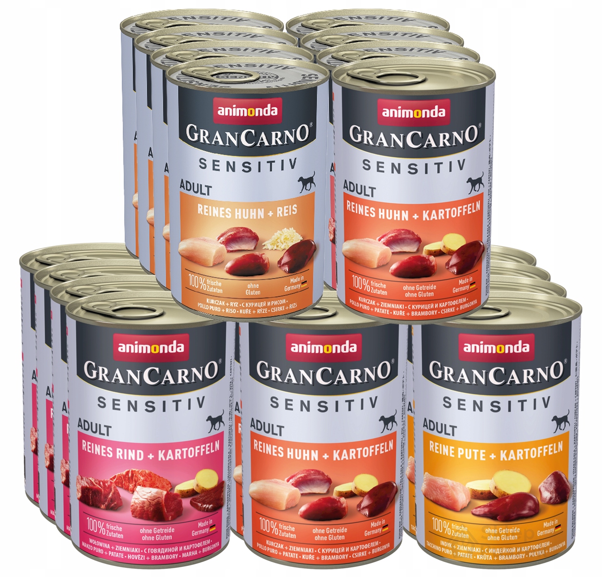 Animonda GranCarno Sensitiv MIX Set 400 g x 20