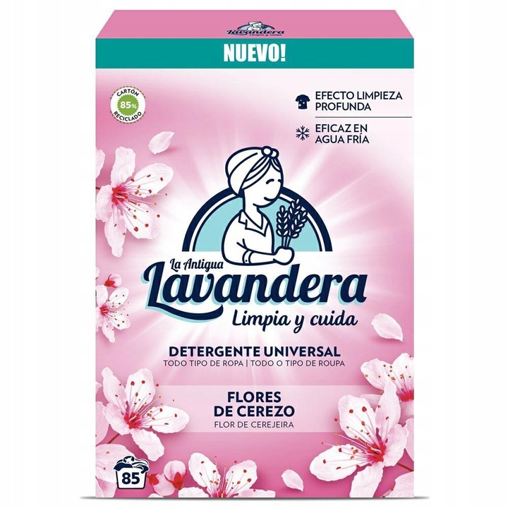 Levně Lavandera Prací Prášek 4,675 Kg Universal Flores De Cerezo Es