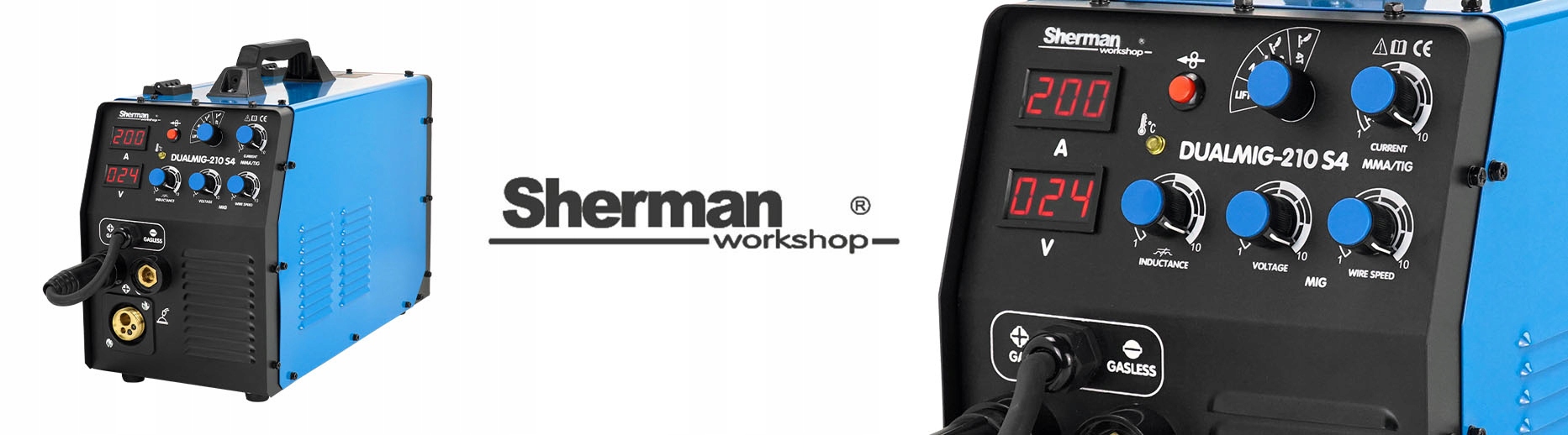 Spawarka MIGOMAT Sherman MIG 200 A MMA TIG MAG Moc pobierana 8.5 kVA
