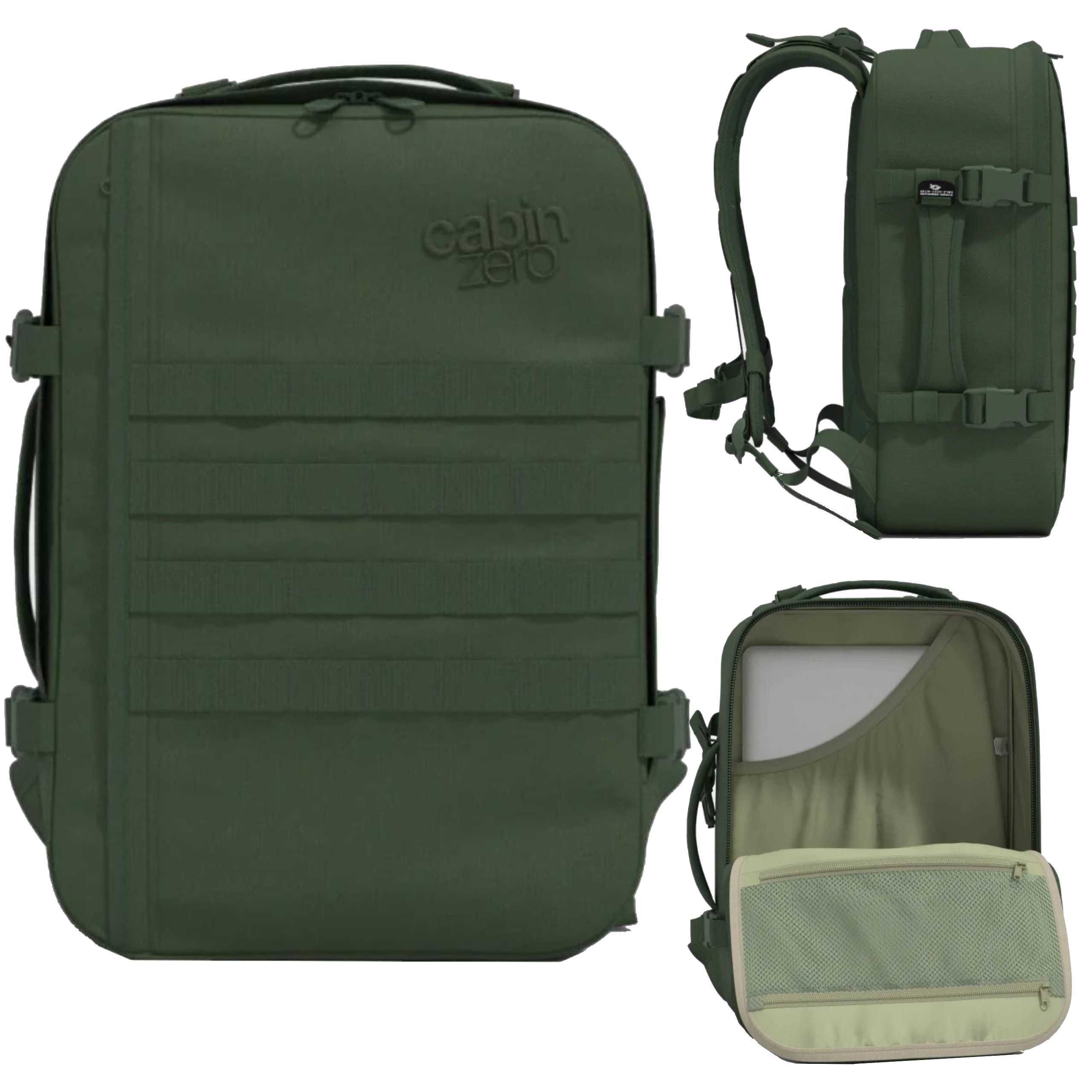 Plecak turystyczny Cabinzero Military 28 L CZ19 Green Na Laptopa