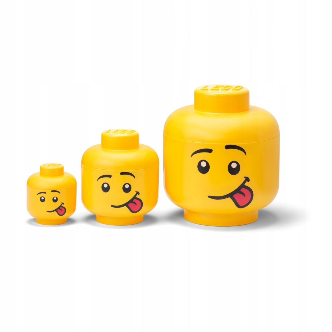 

Lego Pojemnik Głowa Silly Głuptasek 3X L S Xs