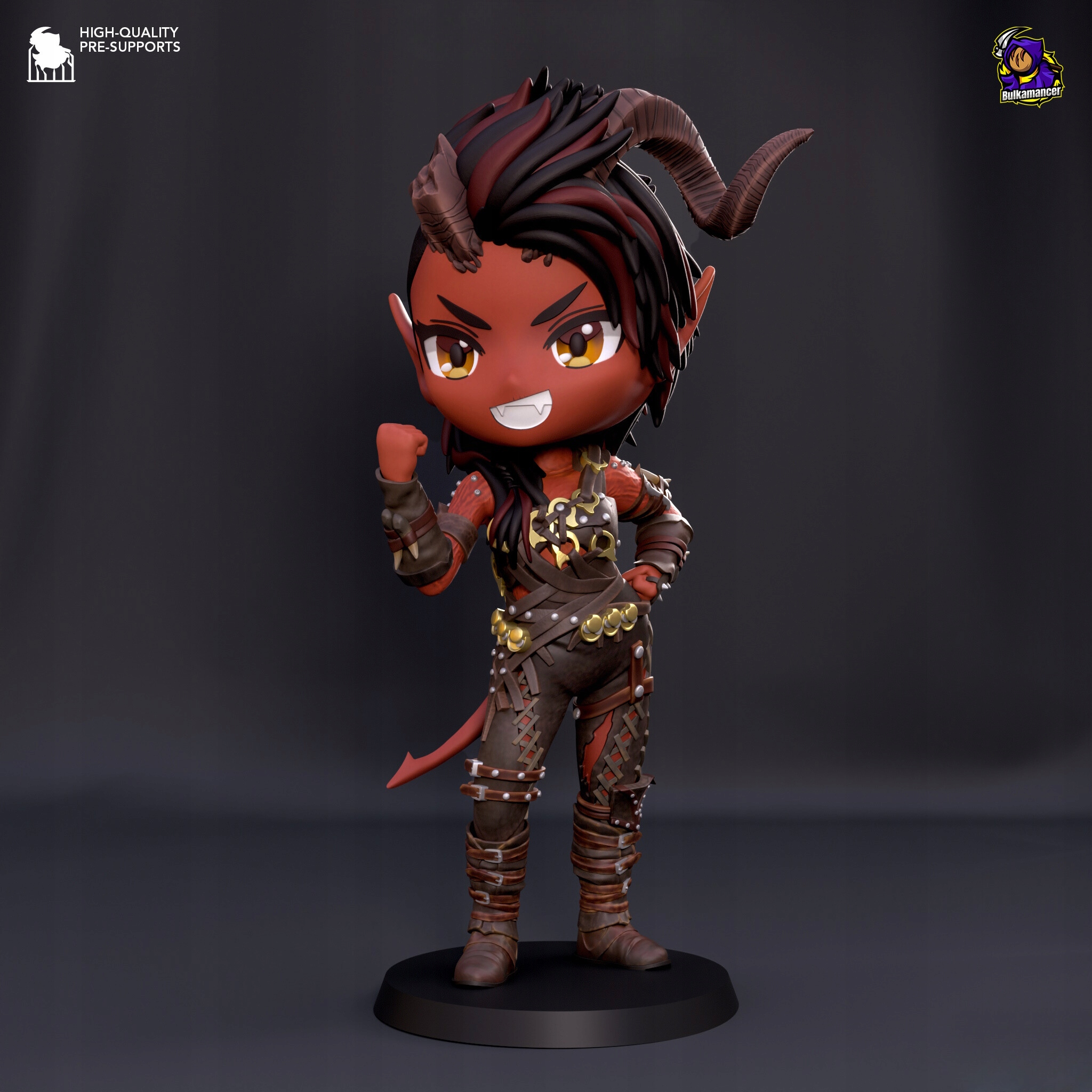 Figurka Mini Karlach Baldur's Gate 3 Bulkamancer Sulpts 3D tisk 6K