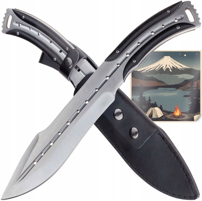 Velký Nůž Full Tang Maczeta Survival N-635A 33 CM