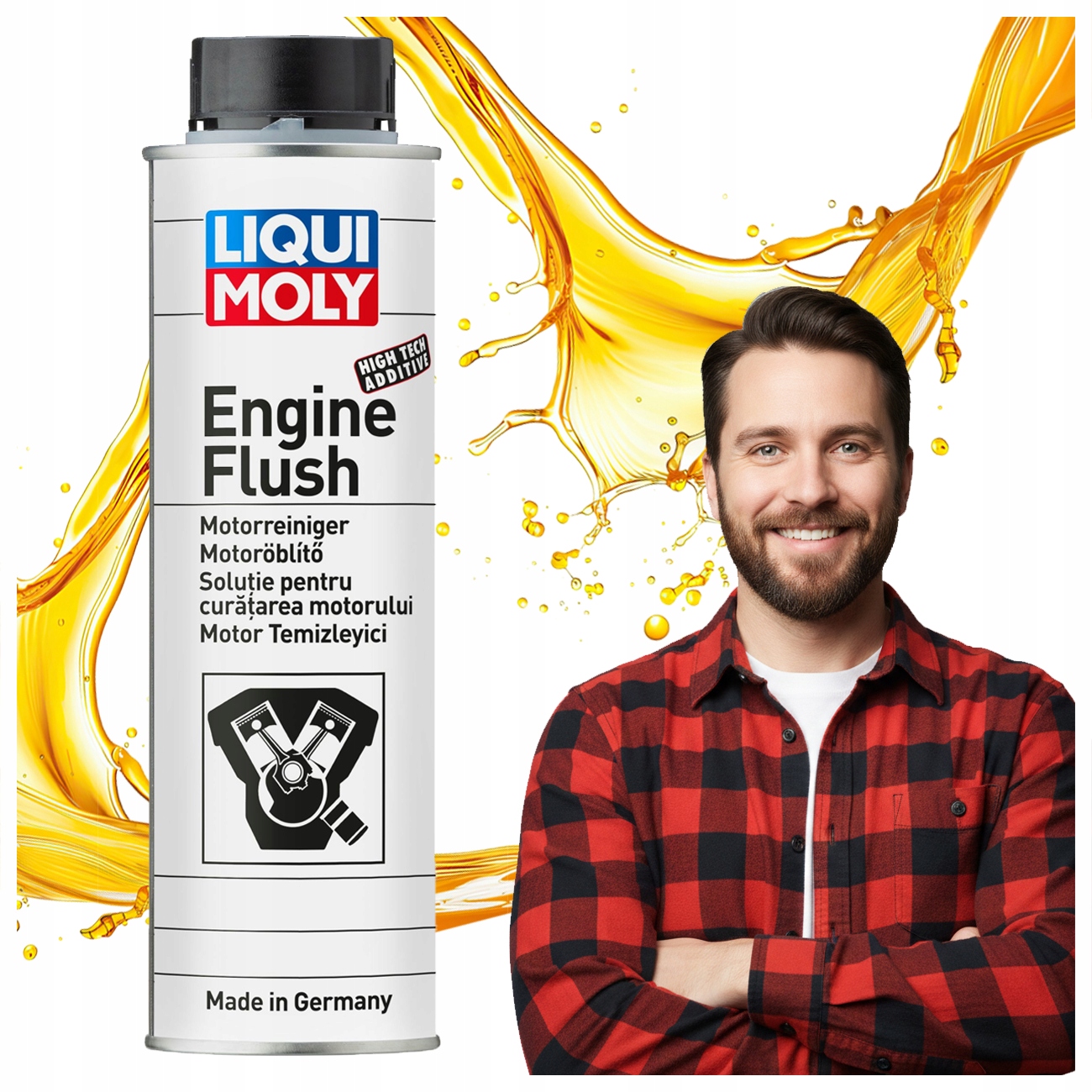 Środek do płukania silnika 300 ml Engine Flush czyści układ olejowy