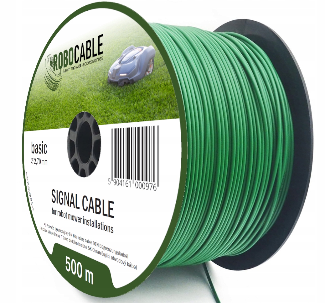 Kabel pro omezování obvodu robotické sekačky 500 m Zesílený 2.7 mm