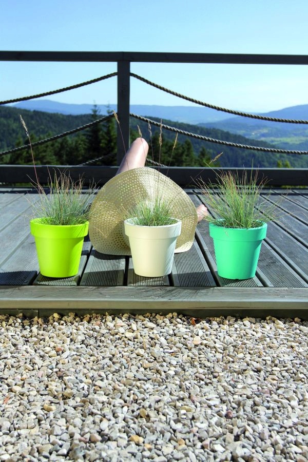 Doniczka osłonka Lofly DLOF400 39 h36 - Antracyt Marka Prosperplast