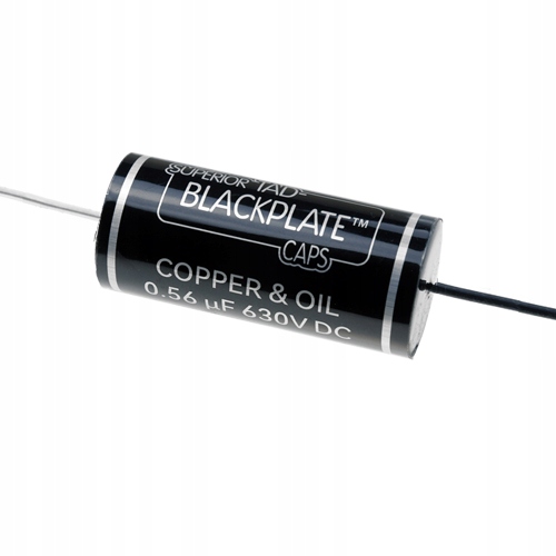 Kondenzátor 0.56uF 0,56uF, 560nF 630V Copper-Oil-Capacitor Blackplate Tad