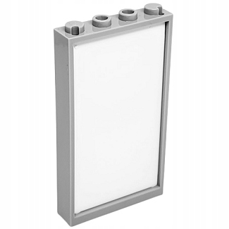 

Lego Okno 1 x 4 x 6 z szybą 60596 57895 Nowe