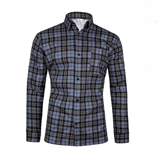 KOSZULA FLANELOWA ROBOCZA MĘSKA KRATĘ BAWEŁNA 100% Marka inna