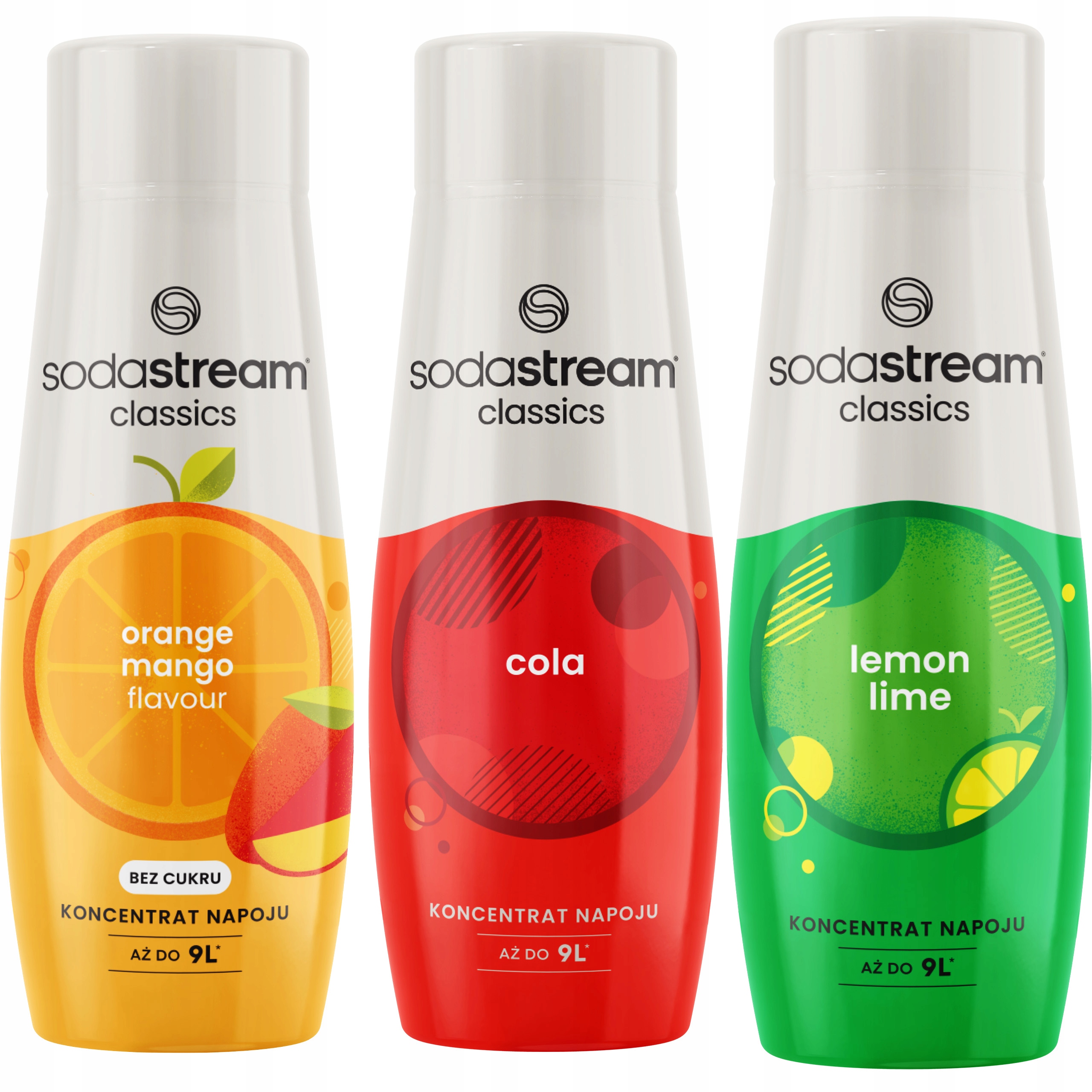 Levně Sodastream Sirupy Cola Lemon-lime Orange-mango.