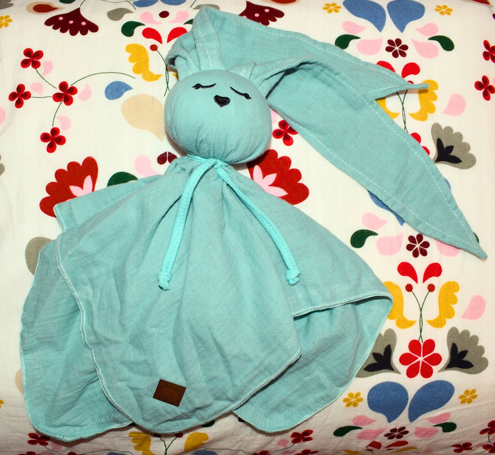 PRZYTULANKA NIEMOWLĘCA Królik Uspokajacz Morski Kolor zielony