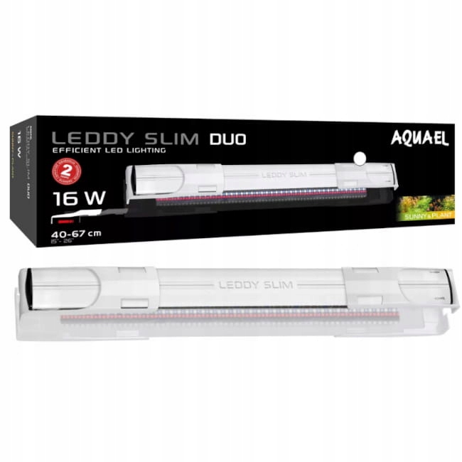 Levně Aquael Nosník Led osvětlení Akvárium Leddy Slim Duo Plant&night 16W 40-67c