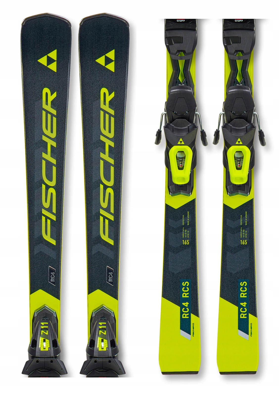 Narty FISCHER RC4 RCS 2024 165 cm + RC4 Z11 GW