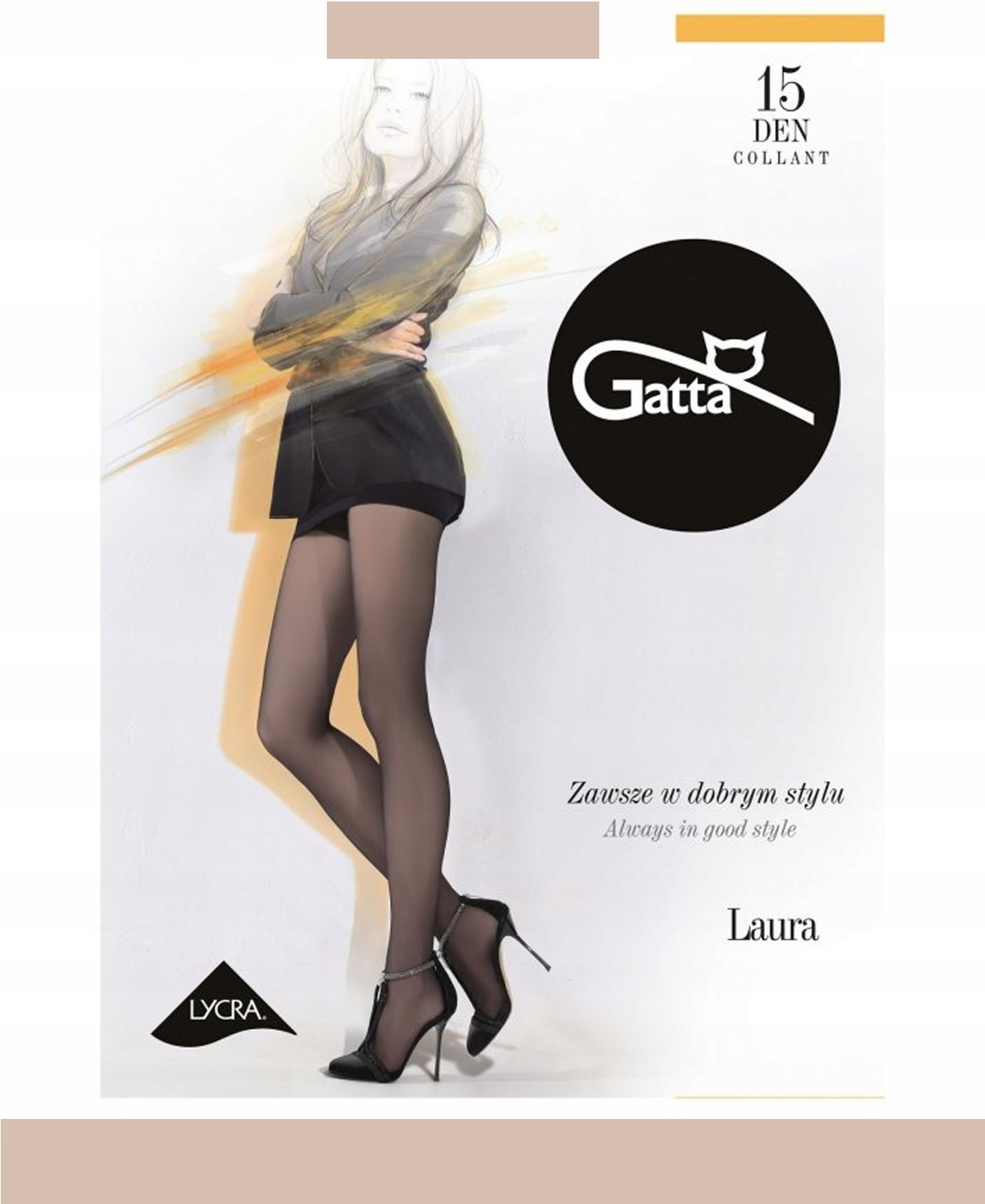 

Gatta Laura Rajstopy damskie Ly wz.00/3-M/Claro