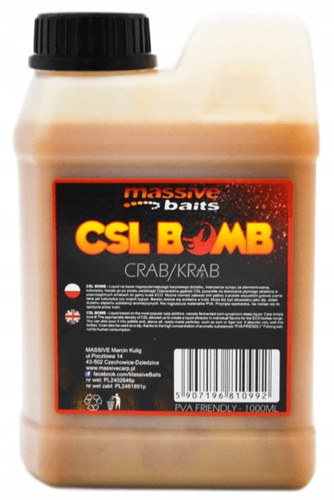 Zalewa Massive Baits Csl Boomb Crab Krab 1000ml