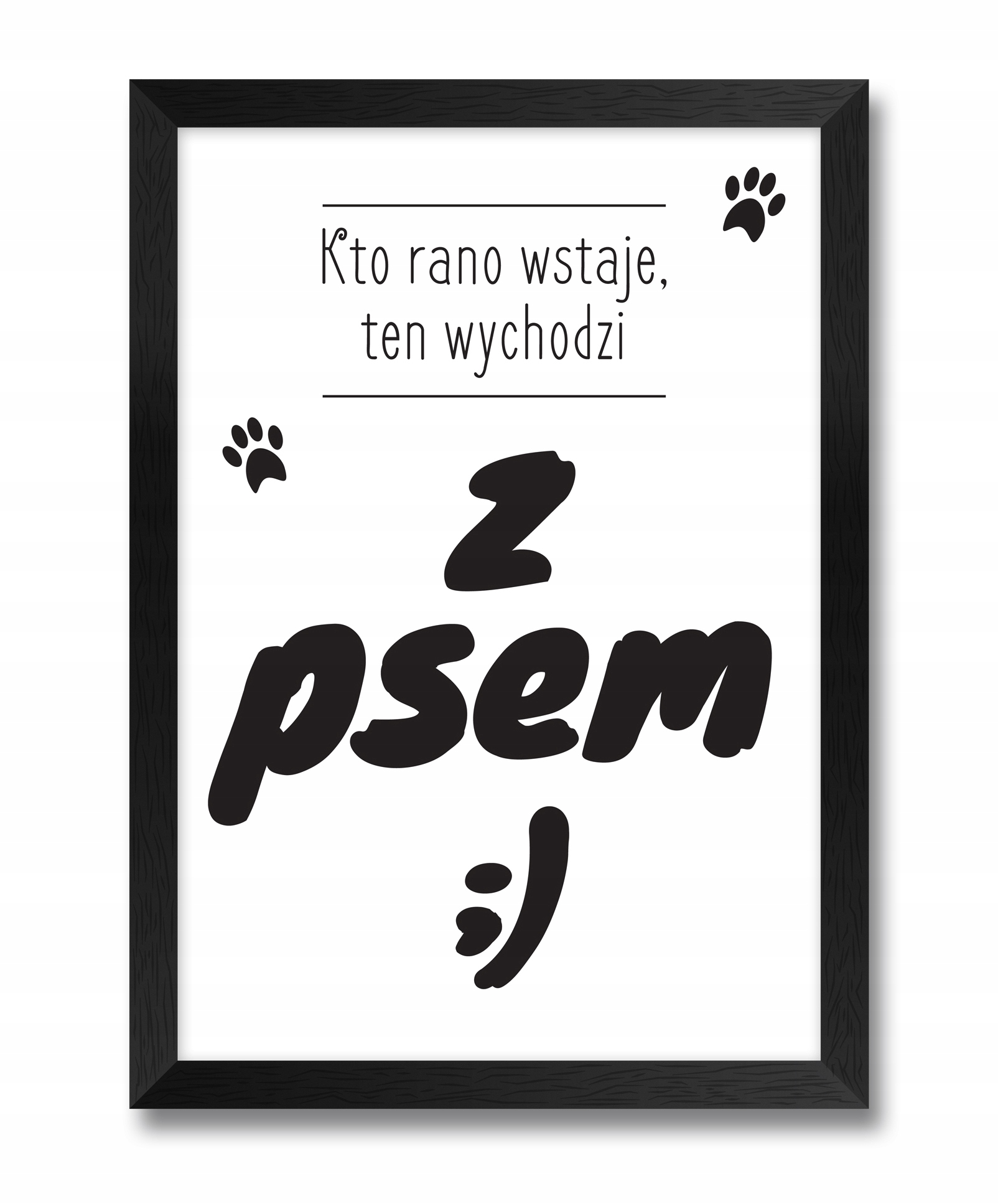 

Obrazek w ramce dla rodziny Kto Rano Wstaje