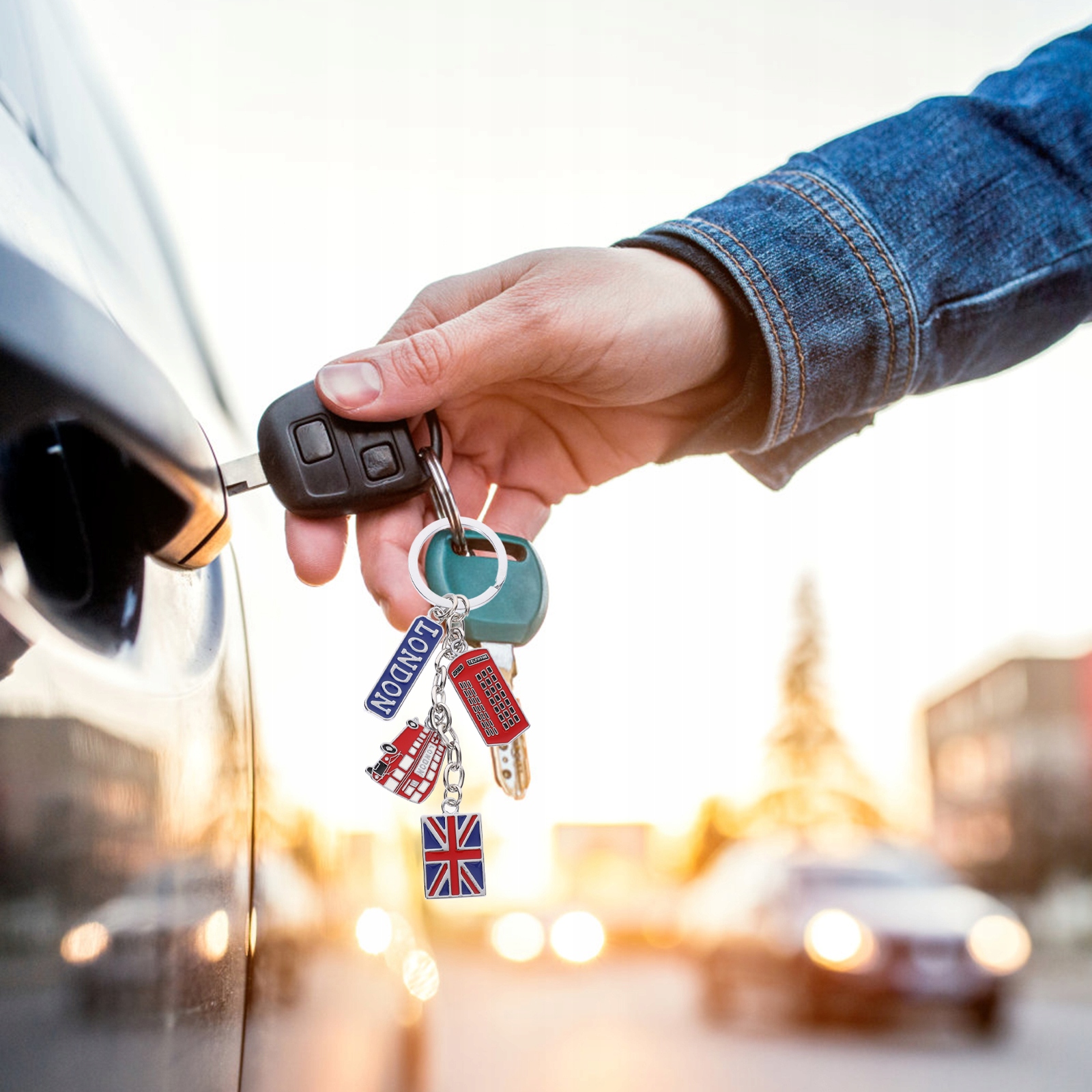 BRELOCZEK FLAGA UNION JACK Wzór dominujący mix wzorów