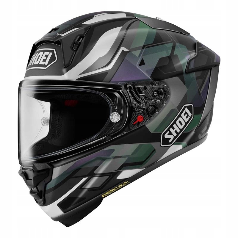 Prilba Shoei X-spr Pro Valion TC-5 čierna zelená fialová biela Darčeky