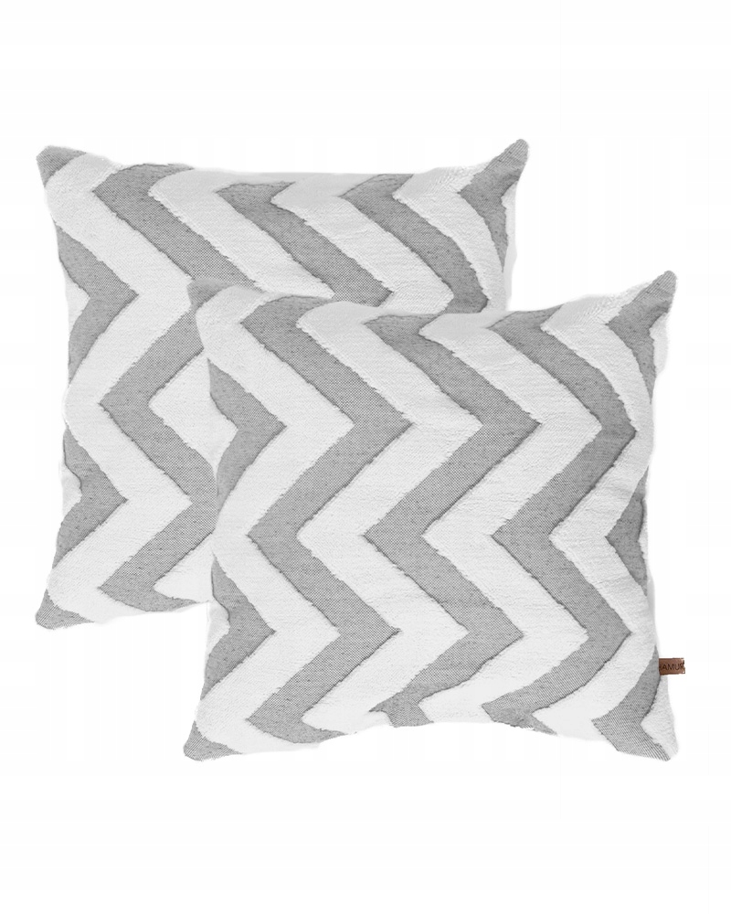 

Szare Poszewki dekoracyjne 2szt. 45x45 boho puncz