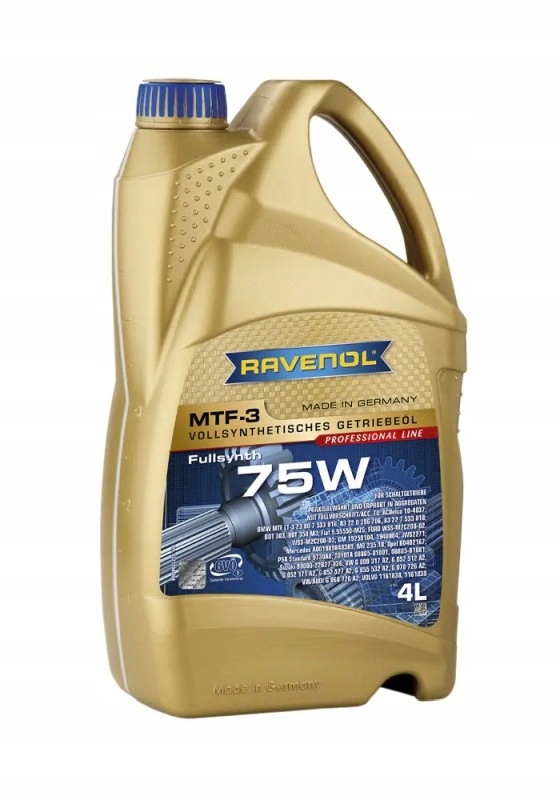 Olej Ravenol MTF-3 75W 4L Bmw LT-3 Vw G052 171 G060 726 052 512 75W Mtf