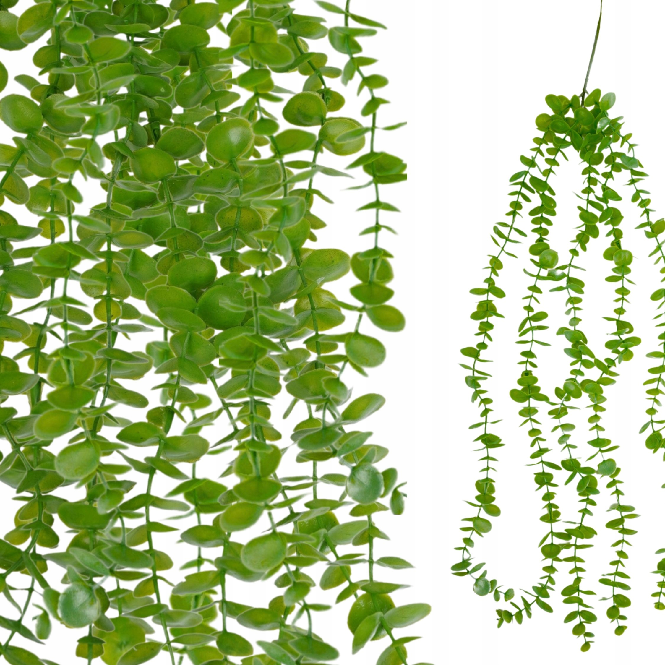 GIRLANDA EUKALIPTUS SZTUCZNY ZWIS PNĄCZE BLUSZCZ