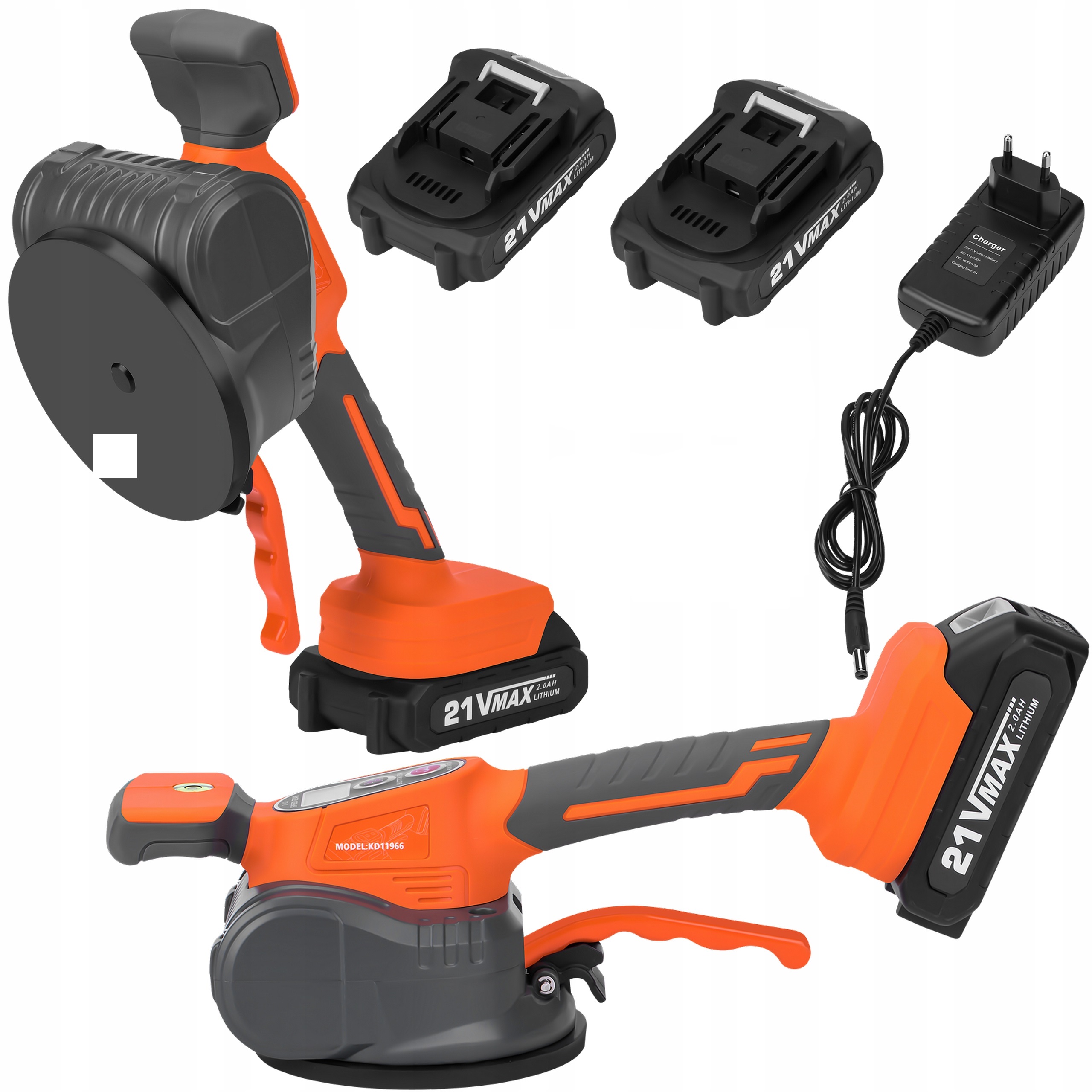 Vibrační Přísavka na baterii 130 mm 2x2,5 Ah 21 V až 80 kg Power