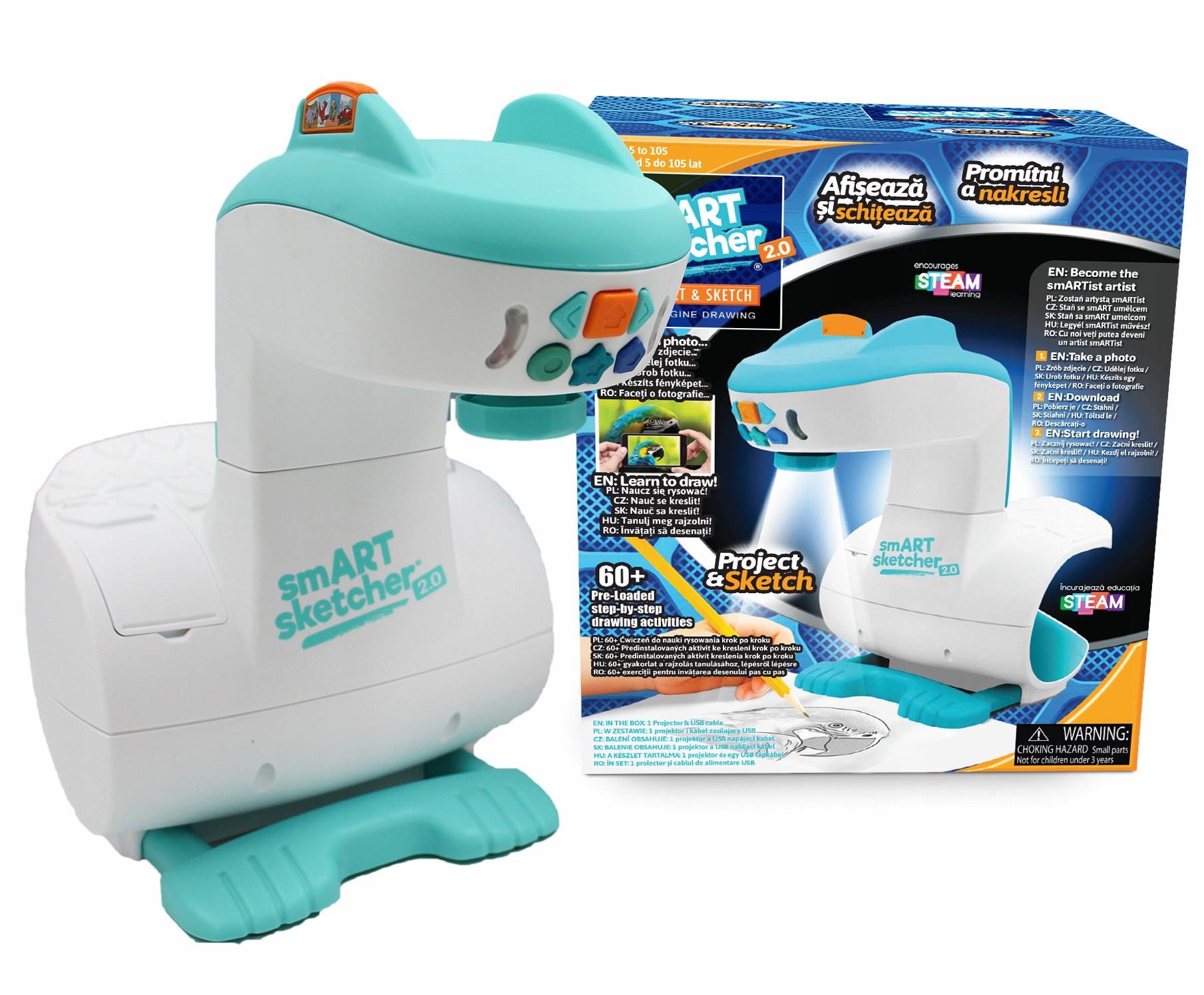 

Projektor Smart Sketcher 2.0 Rysowanie dla Dzieci
