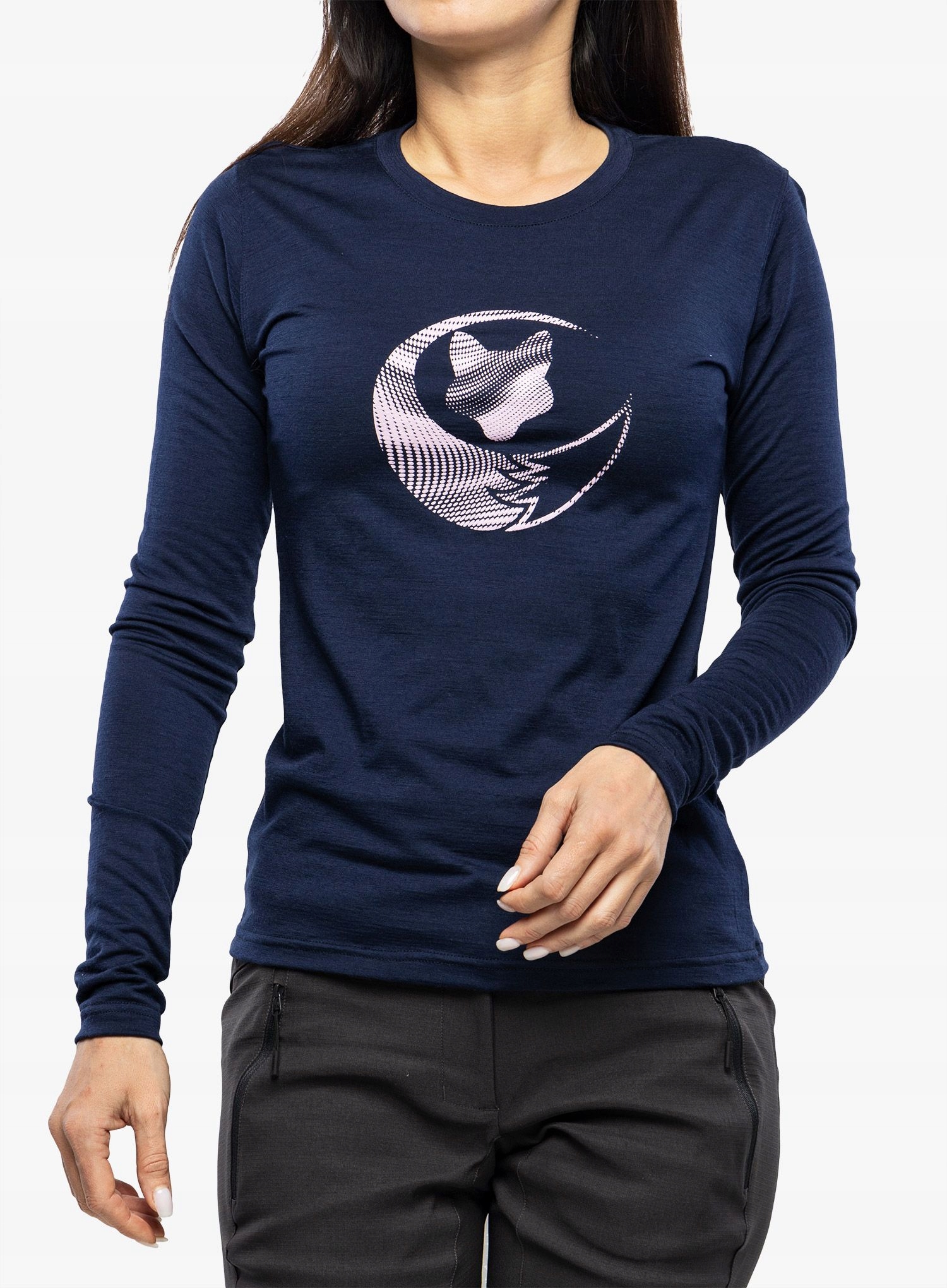 Bluza damska Sensor Merino Active Pt deep blue fox M