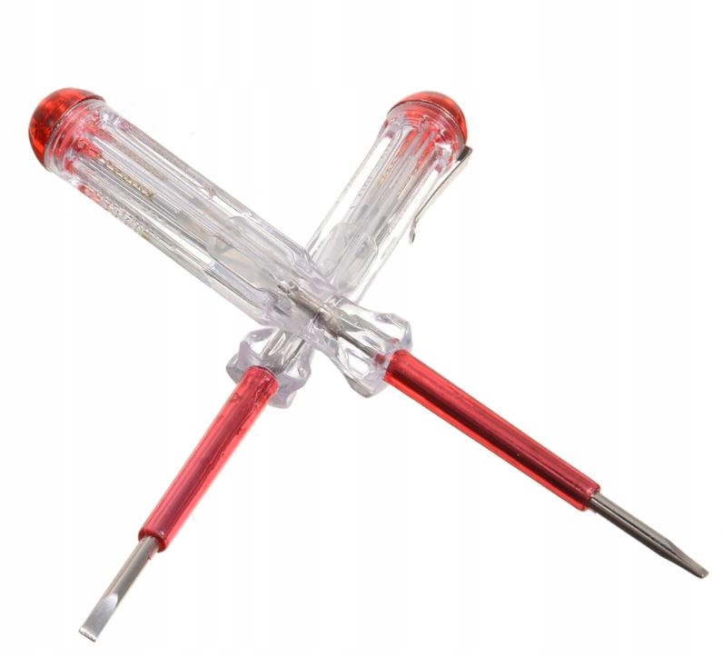 PRÓBNIK NAPIĘCIA PROBÓWKA TESTER DO PRĄDU ŚRUBOKRĘT wkrętak płaski Kod producenta Wkrętak FAZY TESTER 500V 100V