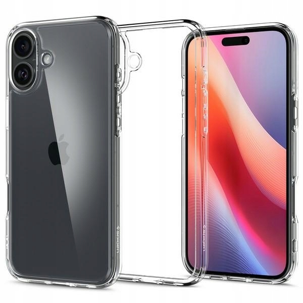 Etui Spigen do iPhone 16, Przezroczysty