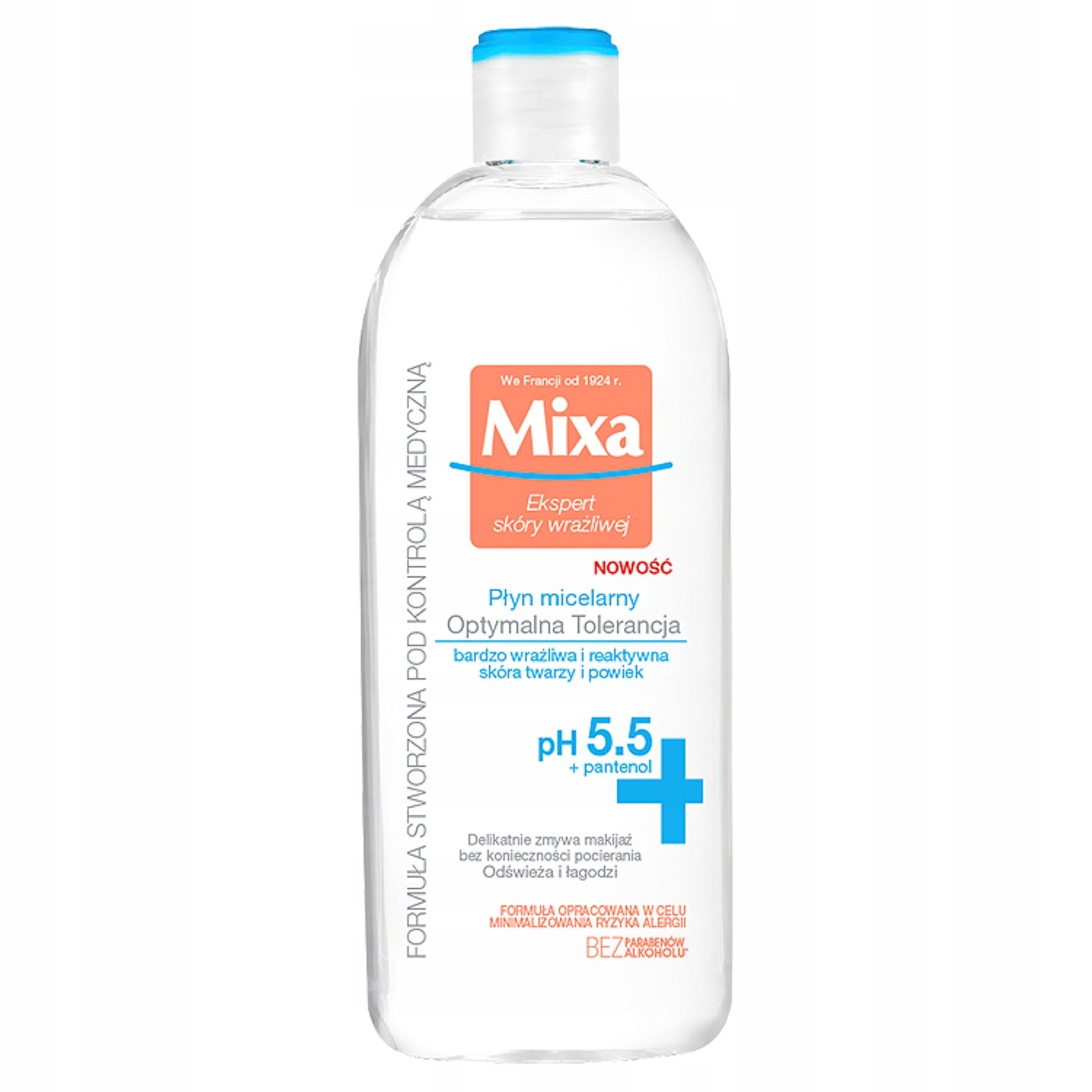 

Mixa Płyn Micelarny Optymalna Tolerancja 400 ML