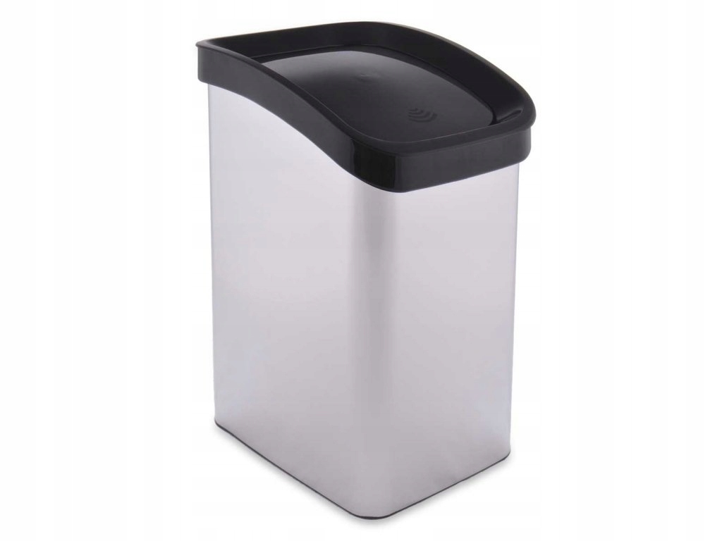 Levně Odpadkový koš s výklopným víkem, 12 l