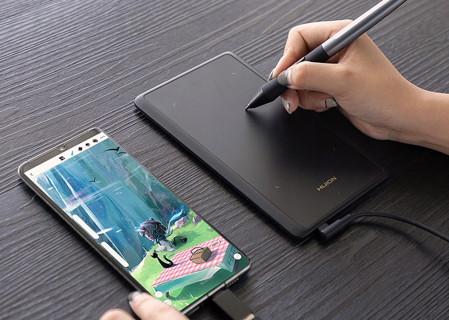 Huion INSPIROY H420X Производитель графических планшетов Huion
