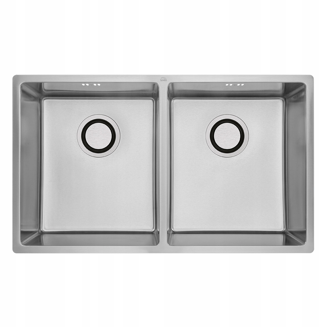 Ross 2-komorový dřez Inox 440x740 mm závěsná/zapuštěná montáž
