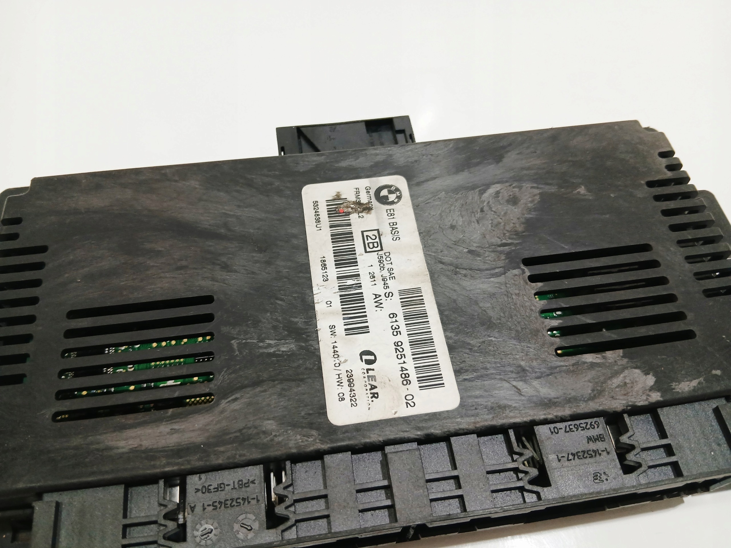 module control unit of the lights BMW E81 9251486