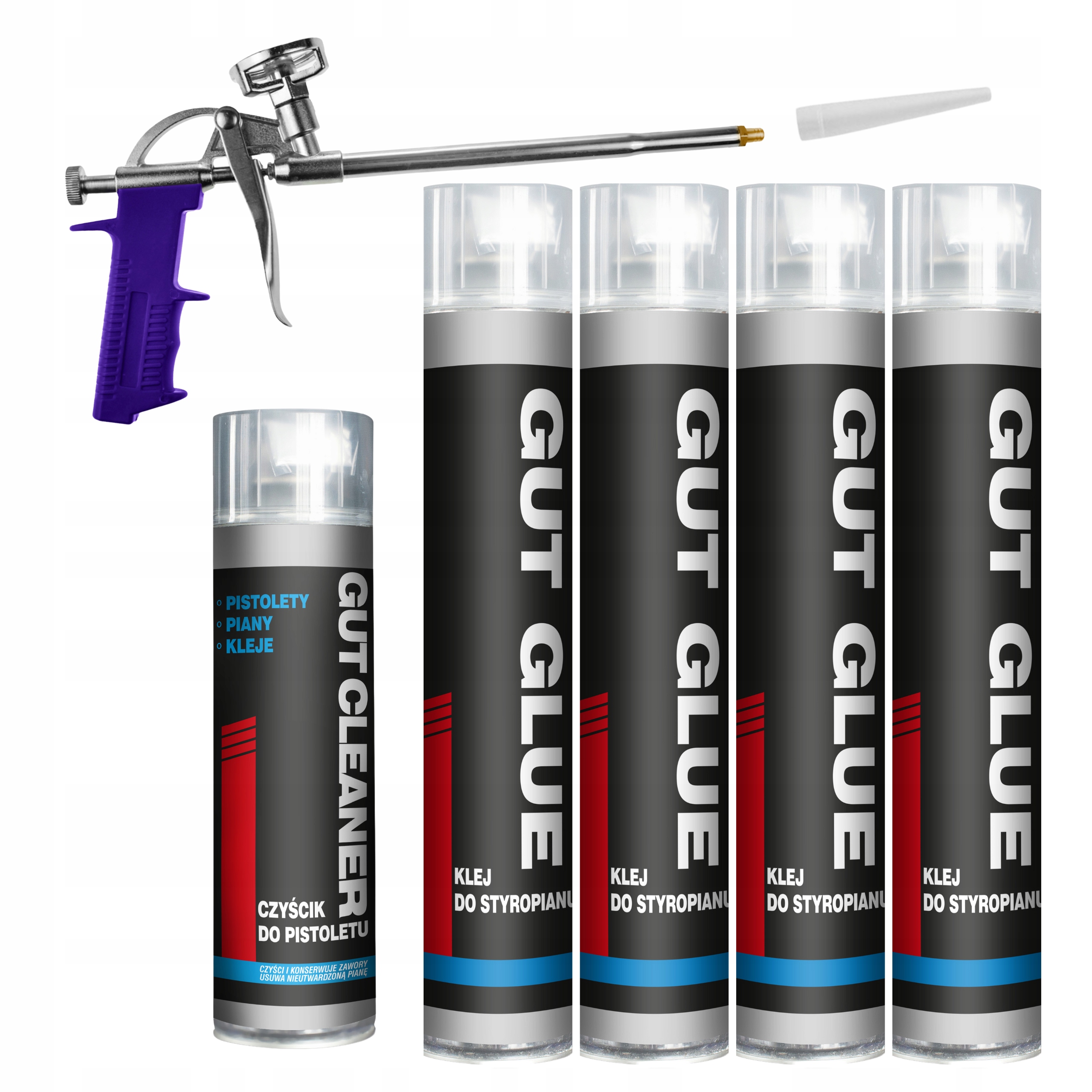 Pěnové lepidlo na polystyren, polyuretanové pěnové lepidlo čistič pistole