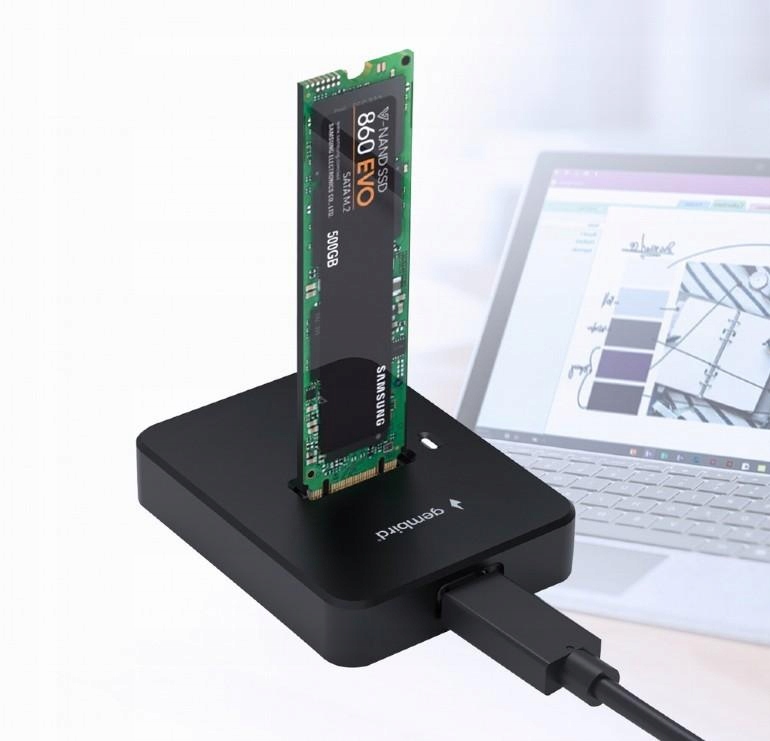 Stacja dokujaca dysków M.2 Sata i Nvme Usb-c