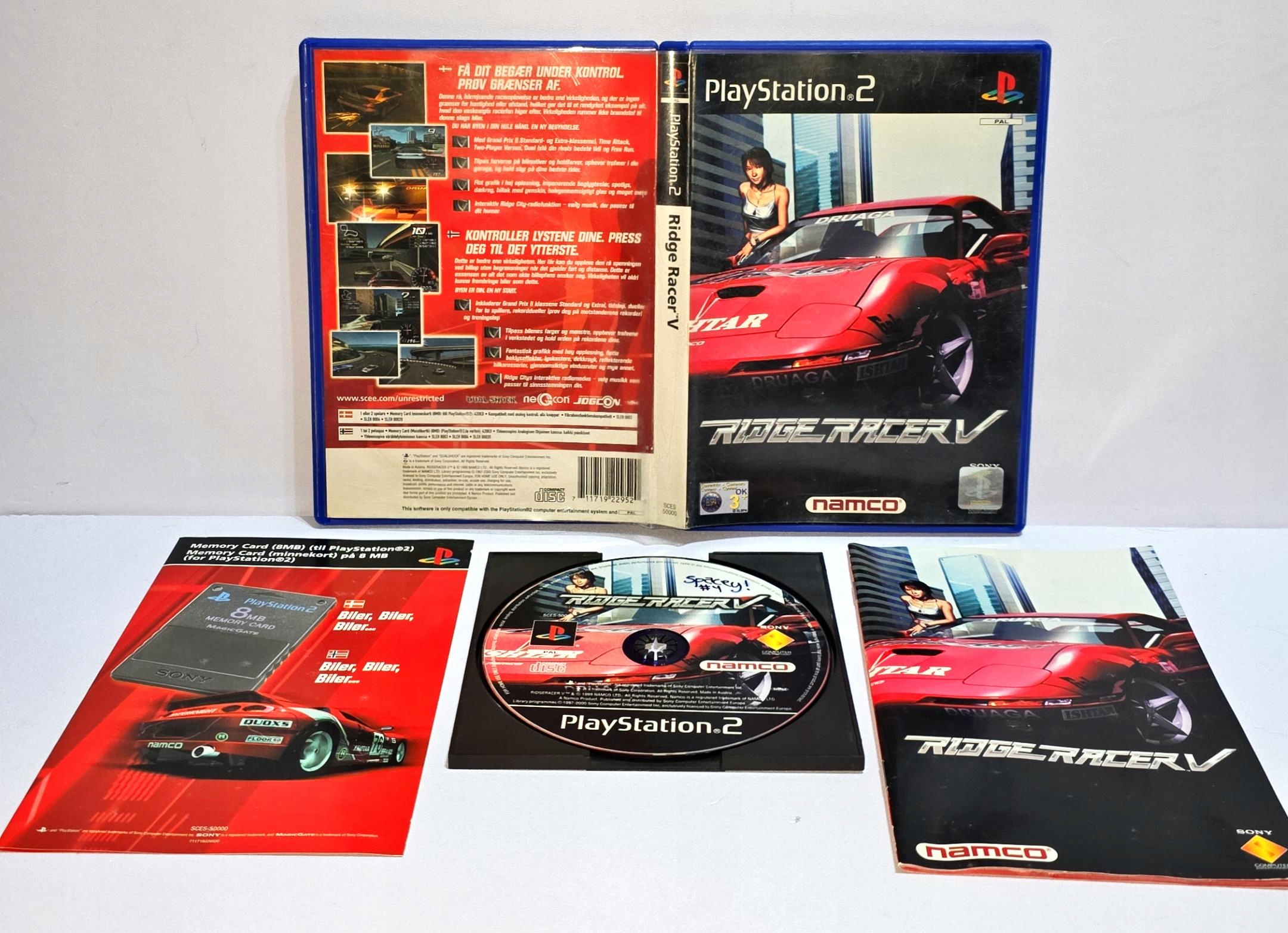 Gra RIDGE RACER V PS2 CZYTAJ OPIS !!! PŁYTA PORYSOWANA !!!