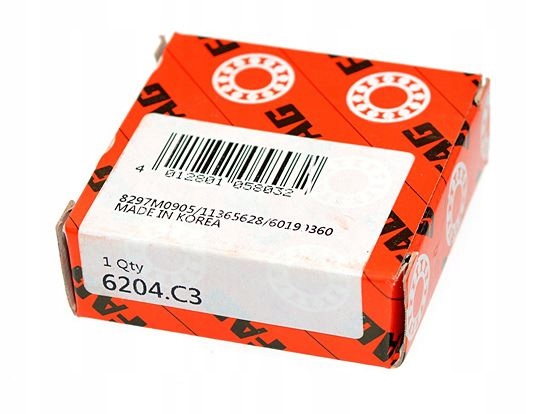 Łożysko 6204 C3 FAG Simson MZ ETZ 150 250 WSK