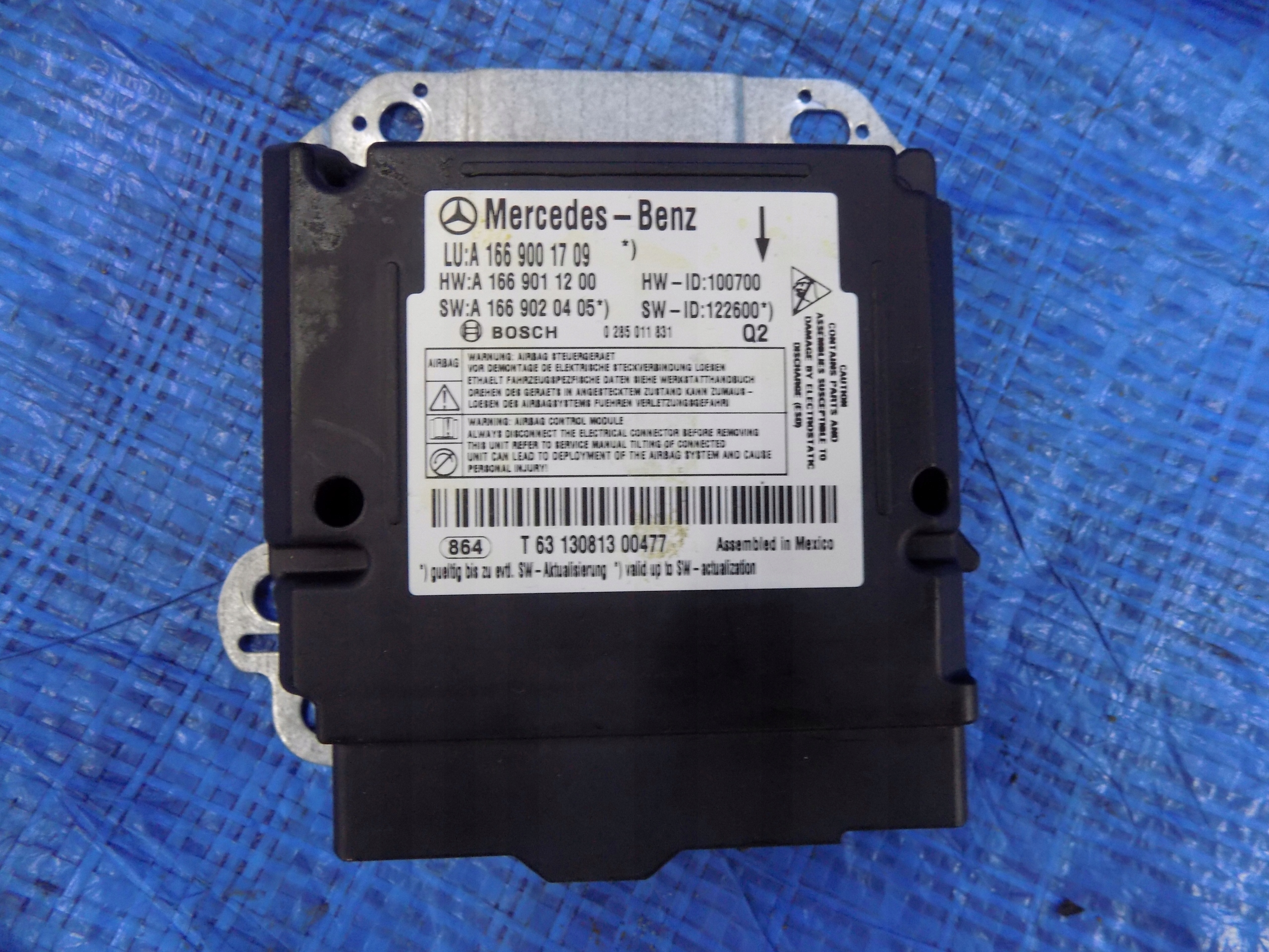 module SENSOR airbag MERCEDES ML W166 3,0CDI 13R