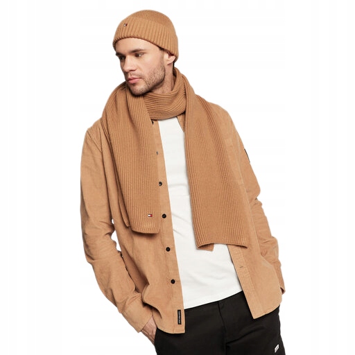 Pánská sada Tommy Hilfiger Čepice a šála, zimní sada v dárkové krabičce Dárek