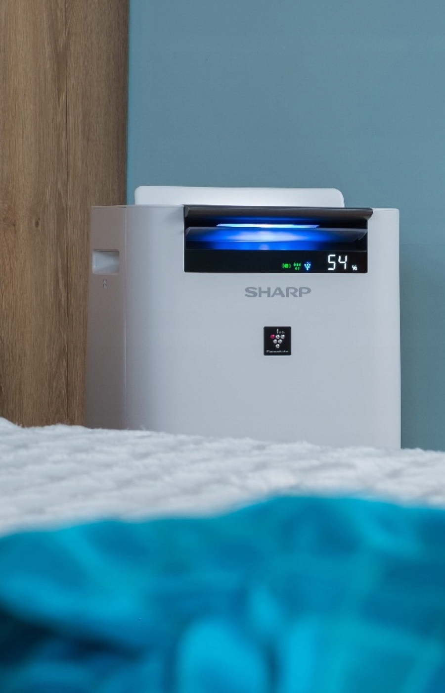 Sharp KCG40EUW oczyszczacz + nawilżacz + jonizator Maksymalna wielkość pomieszczenia 28 m²