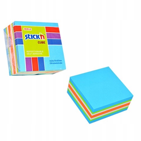 

Karteczki Samoprzy Stick'n 51 X 51 MM MIX 250 K